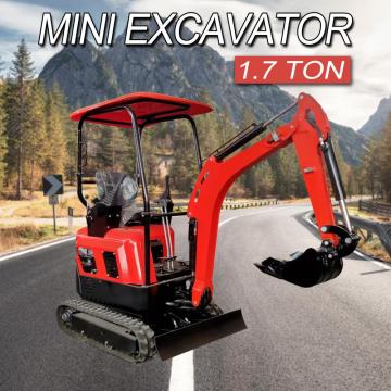 Mini excavador de 1.7 toneladas Mini excavador 1500 kg