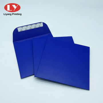 Luxury Cardboard Small Navy Blue Colored Envelope