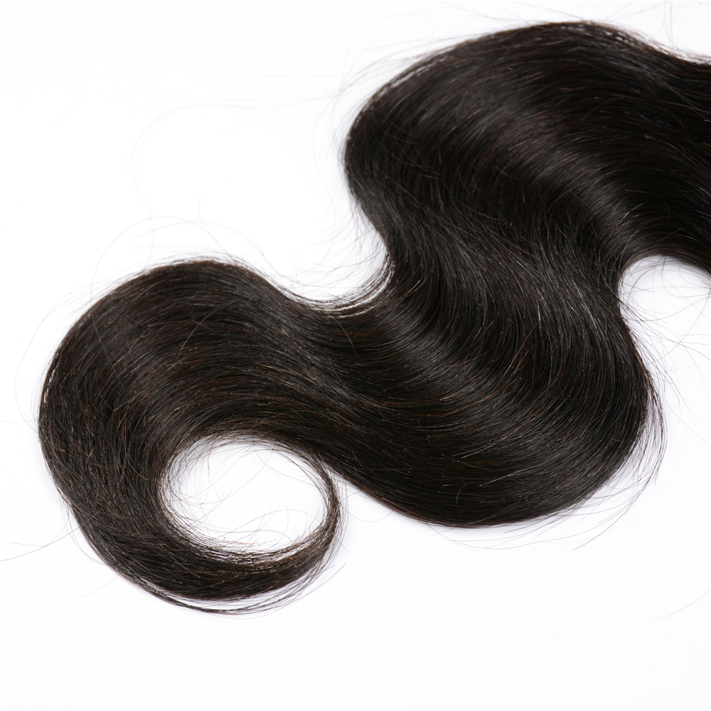 4*4 Hair Weave Closure Human Brazilian Body Wave Style Wave, Natural Black Color Body Wave Hair Closure
