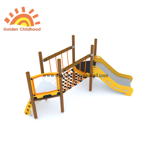 HPL Outdoor Yellow Playground Equipment For Toddler