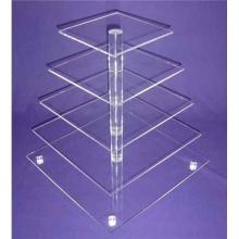 Perspex Pop Acrylic Product, Advertising Display Shelf for Cakes
