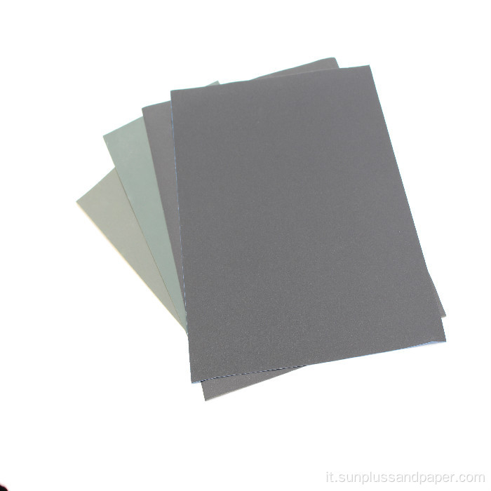 Carta vetrata carta impermeabile in carbone in carburo di silicio