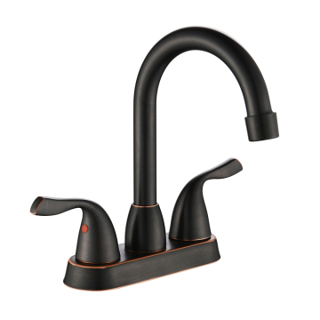 FUAO Black bathroom designer basin faucet taps