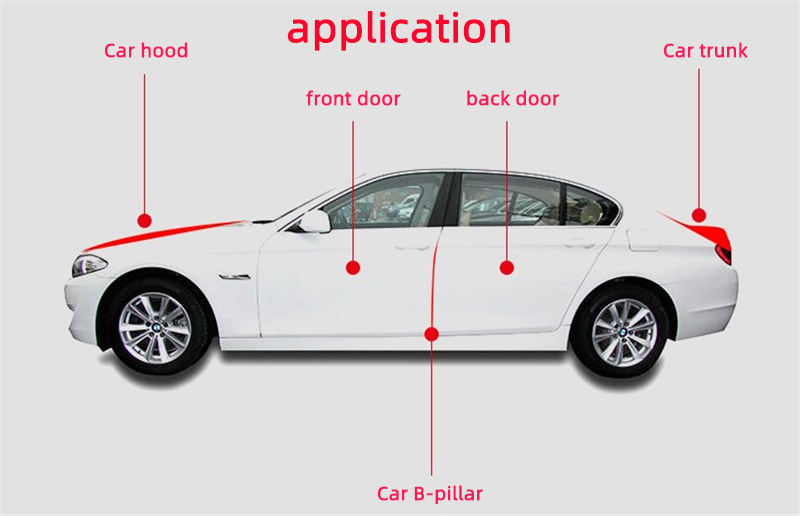 Striscia di guarnizione della porta dell'automobile della porta dell'automobile dell'automobile della tenuta di gomma dell'OEM della guarnizione di gomma 3m