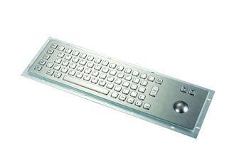 Multi-Language Long Compact Industrial Metal Keyboard With