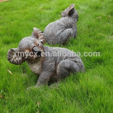 Custom artificial garden decor Koala resinic figurine