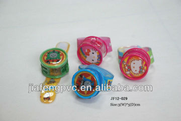 Round Shape Hello Kitty Promotional PVC Toy Watch