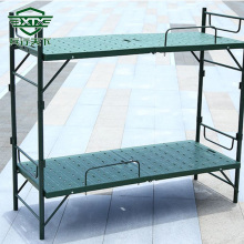 Foldable upper and lower bunks