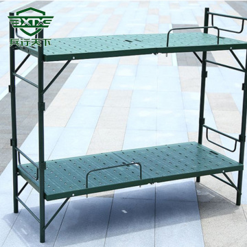 Foldable upper and lower bunks