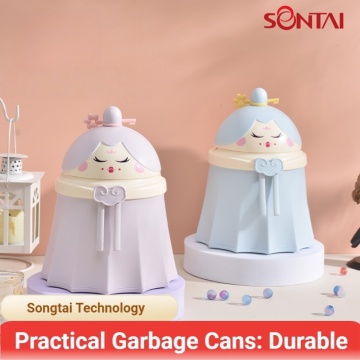 Elegant Noble Desktop Trash Can