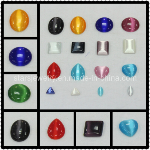 Cabochon Gemstone, Cat Eye Cabochon, Semi-Precious Stone From Starsjewelry