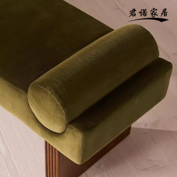 Vintage French Bed End & Shoe Bench