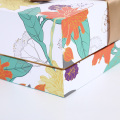 Calzini stampati colorati imballaggi in scatola con coperchio