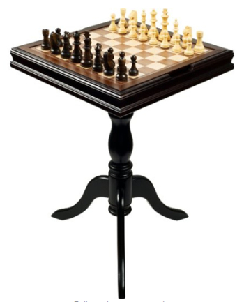 Deluxe Chess and Backgammon Table