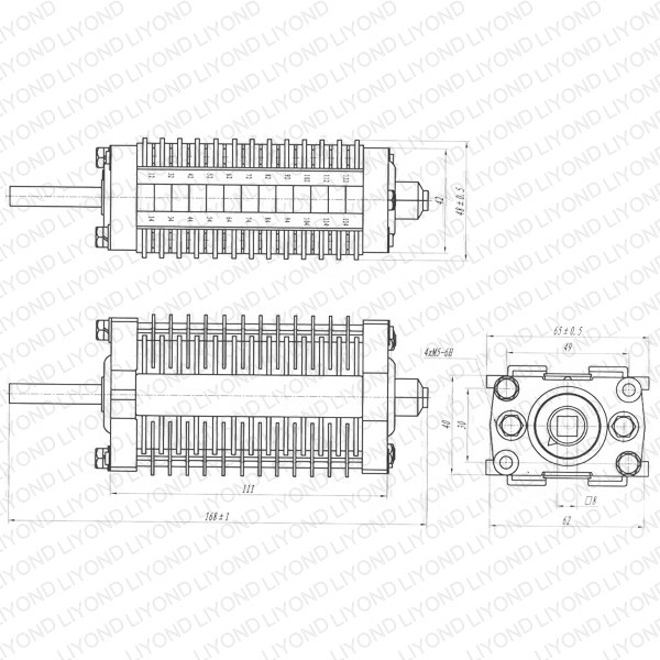 F10-24 Auxiliary Switch 12NO12NC for VCB and Operation Mechanism