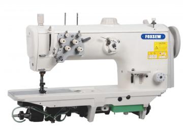 Double Needle Compound Feed Heavy Duty Sewing Machine