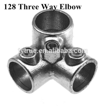 Adjustable Pipe Clamp Fitting Iron Tube Clamp Elbow Tee Fitting
