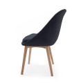 solo solid wood dining chair for public area