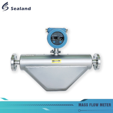 ATEX ได้รับการอนุมัติมิเตอร์การไหลของมวล microbend ขนาด 25 มม. Coriolis