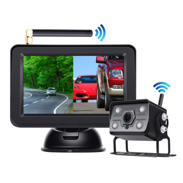 5 inch Car Rear View Reversing Camera Kit Reverse Backup Camera Wireless