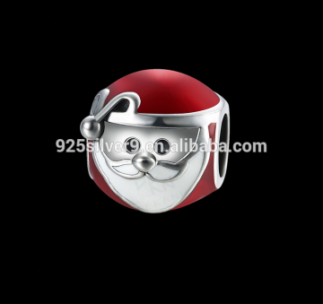 Wholesale 925 sterling silver Christmas gift pendant DIY charm beads
