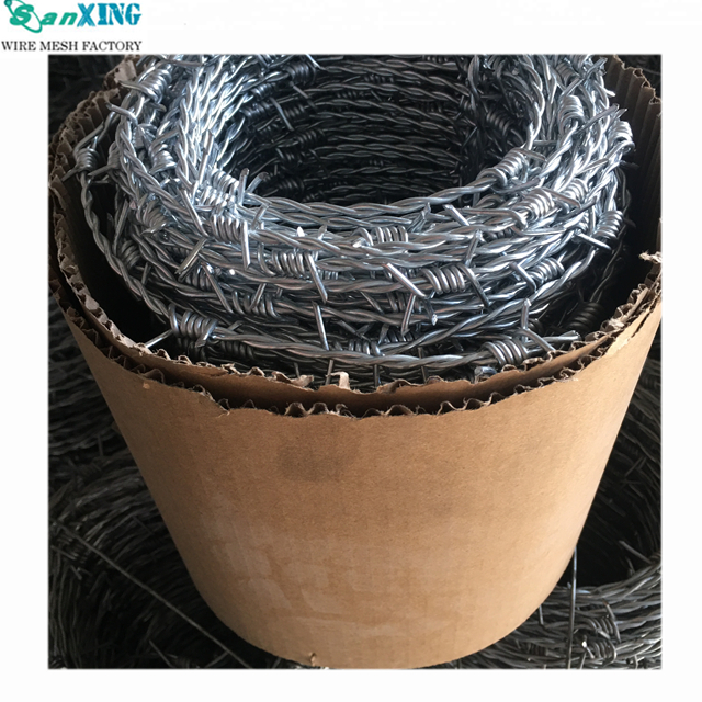 Varmförsäljning galvaniserad taggtråd av ISO -fabriken