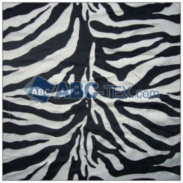 hot sell print velour fabric