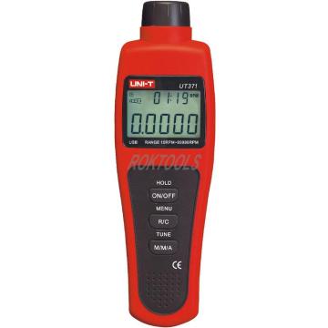 ROKTOOLS UT371 Digital RPM Meter Tachometer with Data Hold