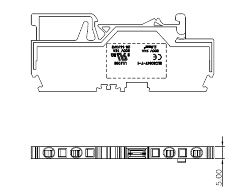 din rail mounted terminal strips