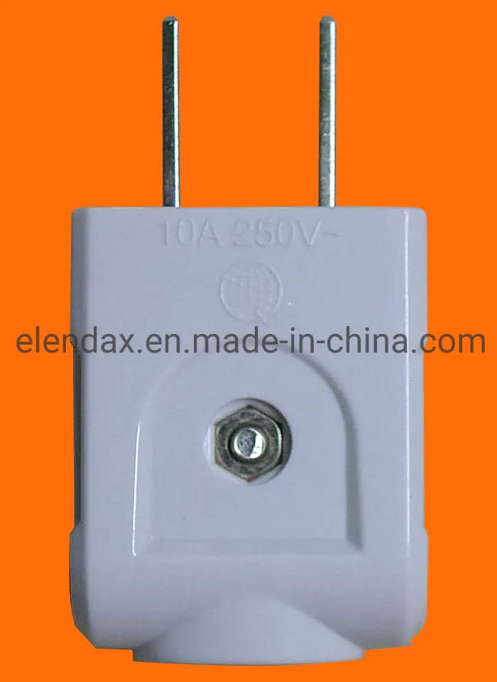 2-контактная вилка питания с плоским контактом (AP6008)