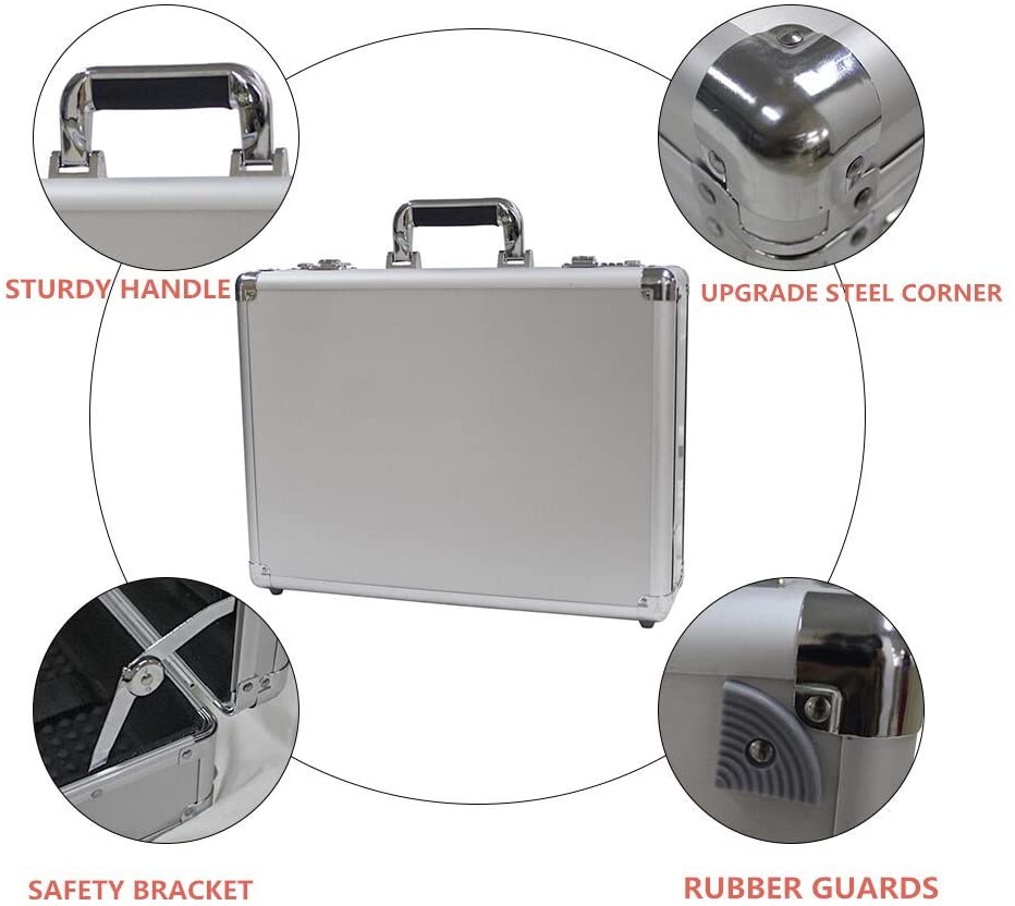 Guangzhou Portable Aluminum Case Briefcase Aluminum Hard Case Briefcase Carrying Case