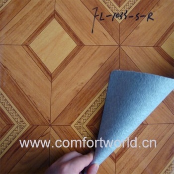 Pvc Flooring With Non-woven