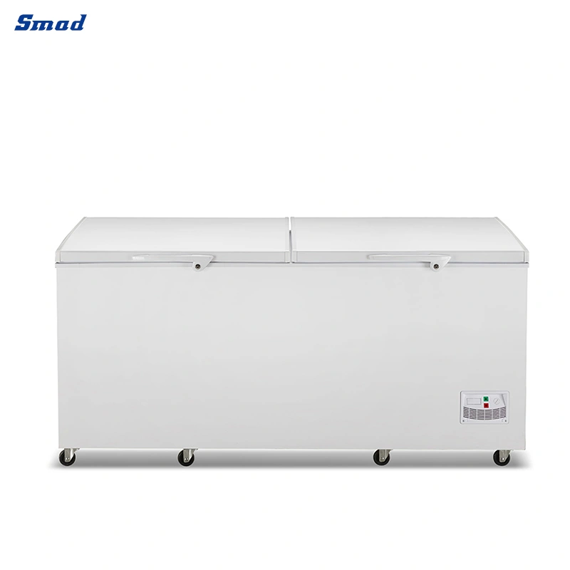 Smad OEM Big Capacity Double Door Manufacturers Chest Deep Freezers