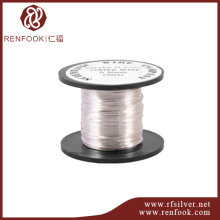 Best selling 0.8mm 99.99 pure silver wire for DIY jewelry