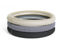 Ice silk pu leather steering wheel cover