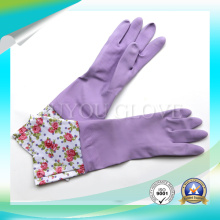 Reinigungsarbeiten Anti-Säure-Latex-Handschuhe mit hoher Qualität