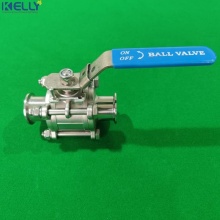 All-Inclusive Stainless Steel 304/316L 3PC Ball Valve with Lock