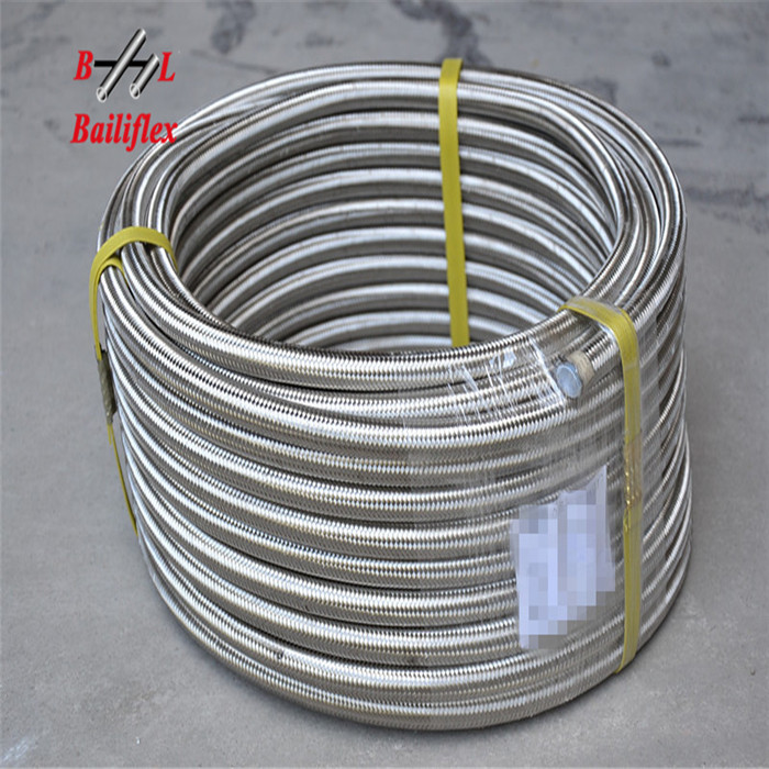 High pressure stainless steel 304 braided ptfe hose R14 manufacturer