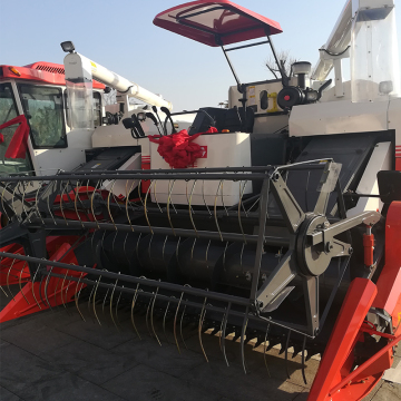 threshing clean rice harvester high ground clearance