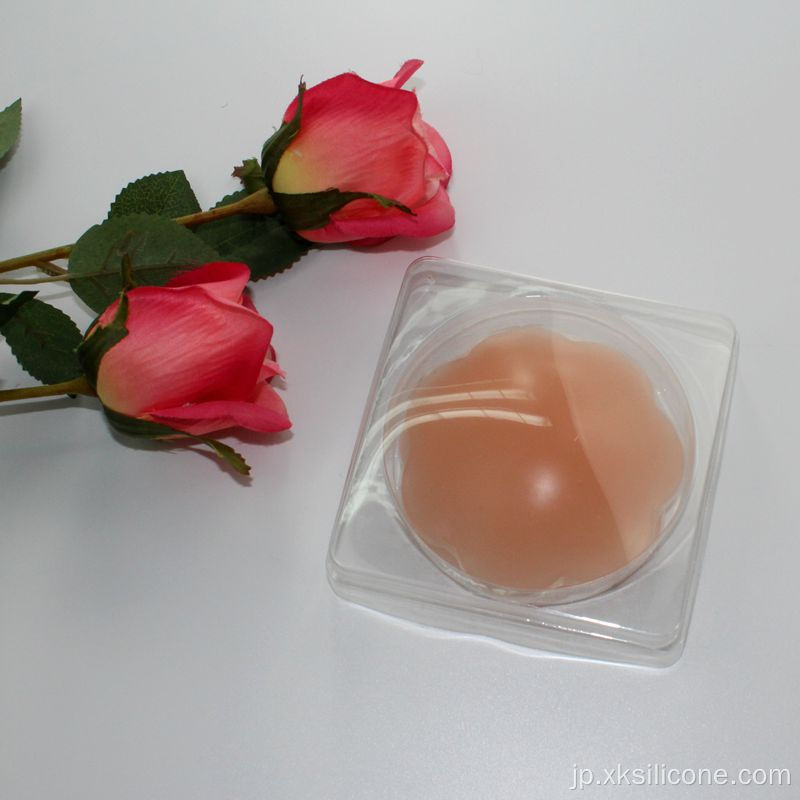 シリコンリフトテープの花びら再利用可能な花乳首カバー