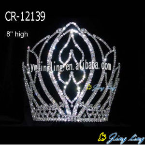 8" Large Pageant Crowns And Tiaras