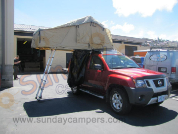 Camping Beds in Camping Tent