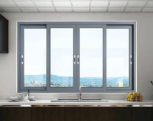 Sliding Aluminum Windows with Mesh
