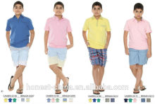 2016 summer young boy palids cool shorts of fashion design