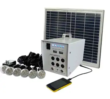 20w solar energy kits for home lighting