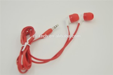 Flat wire earphone for mobile phone flat cable ear piece
