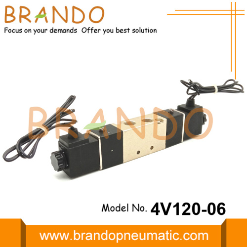 1/8 &#39;&#39; 4v120-06 5/2 valvola di controllo direzionale pneumatica 12VDC