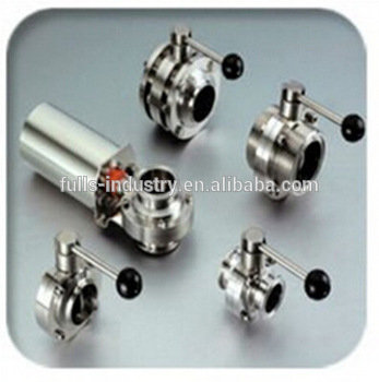 Stainless steel butterfly valve/ Threaded Butterfly Valve