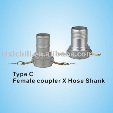 Camlock quick coupling Type C