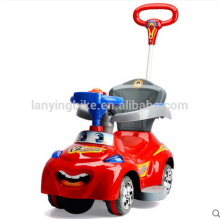 Baby Swing Car with push bar/new model baby swing car top selling